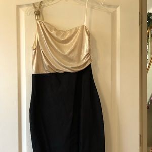 Beautiful black & gold cocktail dress